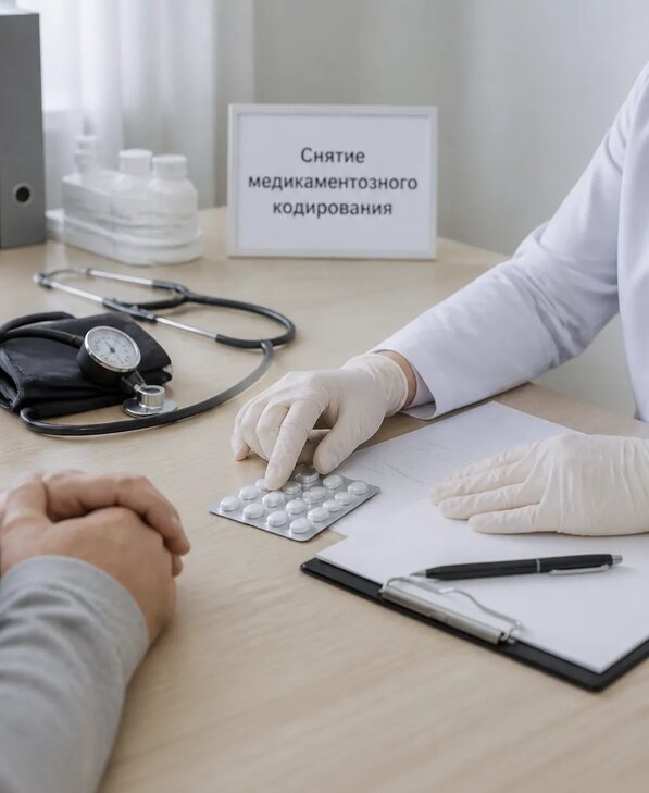Снятие медикаментозного кодирования в Гудермесе от 5124 р. | Медзона